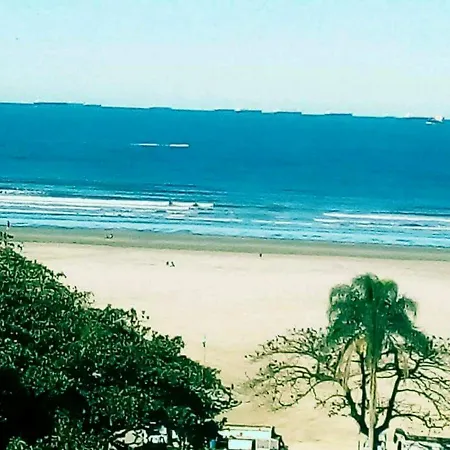 Apto Gonzaga Frente Ao Mar Wi-Fi Santos  Exterior foto