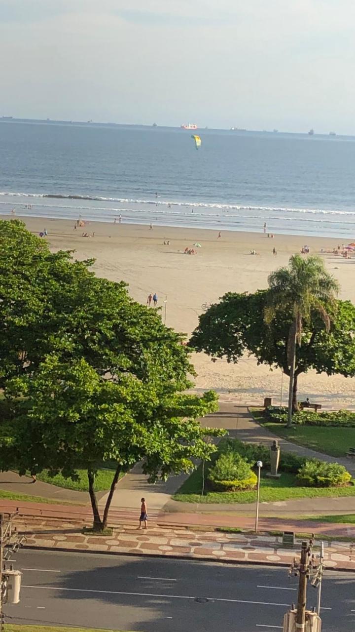 Apto Gonzaga Frente Ao Mar Wi-fi Apartamento
